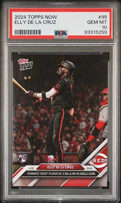 2024 Topps Now Elly De La Cruz PSA 10