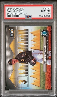 2024 Bowman Bowman Scouts' Top 100 Btp3 Paul Skenes PSA 10
