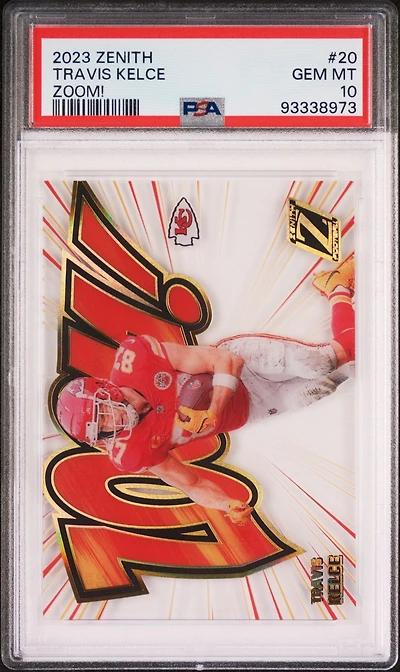 2023 Panini Zenith Zoom! 20 Travis Kelce PSA 10