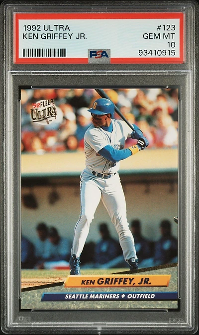 1992 Ultra 123 Ken Griffey Jr. PSA 10
