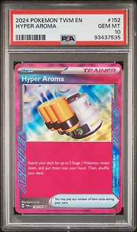 2024 Pokemon Twm En-twilight Masquerade 152 Hyper Aroma PSA