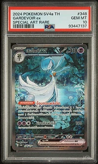 2024 Pokemon Thai Sv4a I-shiny Treasure Ex 348 Gardevoir Ex Special Art Rare PSA 10
