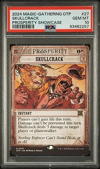 2024 Magic The Gathering Breaking News 27 Skullcrack Breaking News Showcase PSA 10