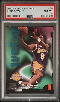 1997 Skybox Z-force 88 Kobe Bryant PSA 8