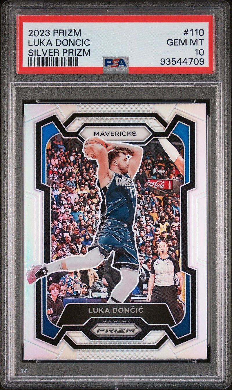 2023 Panini Prizm 110 Luka Doncic Silver Prizm PSA 10