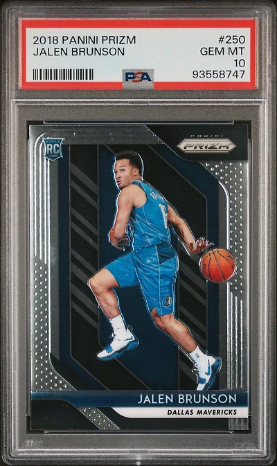 2018 Panini Prizm 250 Jalen Brunson PSA 10