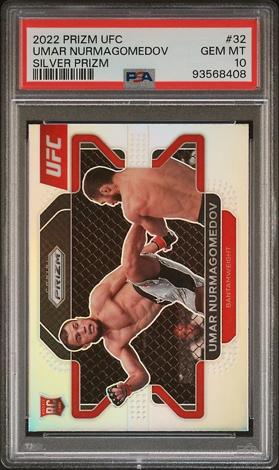 2022 Panini Prizm Ufc 32 Umar Nurmagomedov Silver Prizm PSA 10