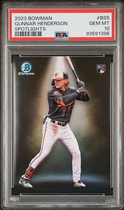 2023 Bowman Spotlights Bs5 Gunnar Henderson PSA 10