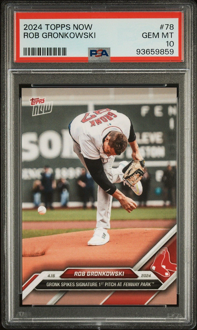 2024 Topps Now 78 Rob Gronkowski PSA 10