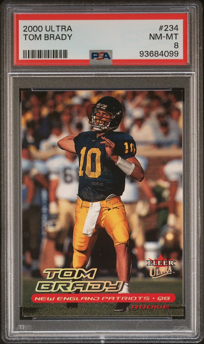 2000 Ultra 234 Tom Brady PSA 8