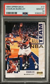 1994 Upper Deck 17 Charles Barkley PSA 10