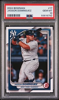 2024 Bowman 17 Jasson Dominguez PSA 10