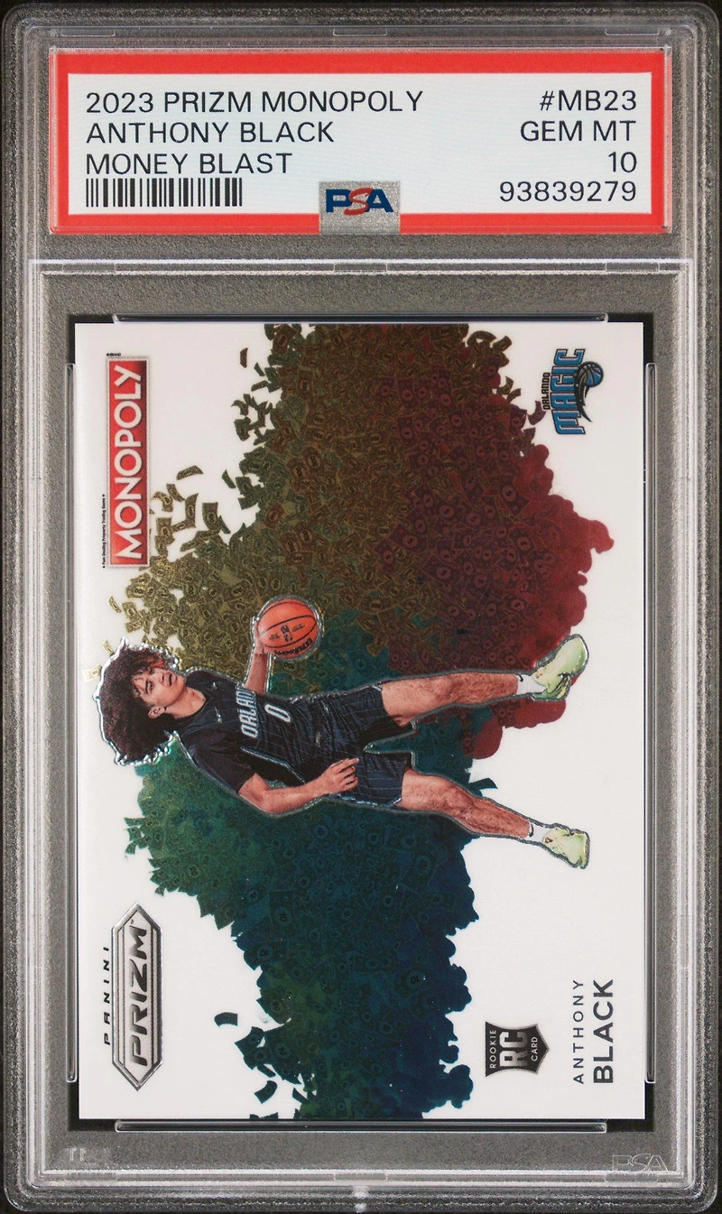 2023 Panini Prizm Monopoly Money Blast Mb23 Anthony Black PSA 10
