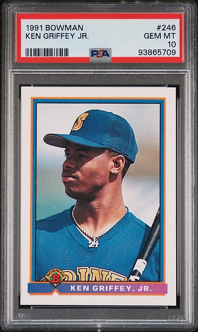 1991 Bowman 246 Ken Griffey Jr. PSA 10