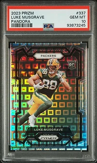 2023 Panini Prizm 337 Luke Musgrave Pandora PSA 10