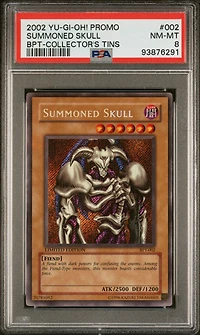 2002 Yu-gi-oh! Promo Bpt-collector's Tins 002 Summoned Skull PSA 8