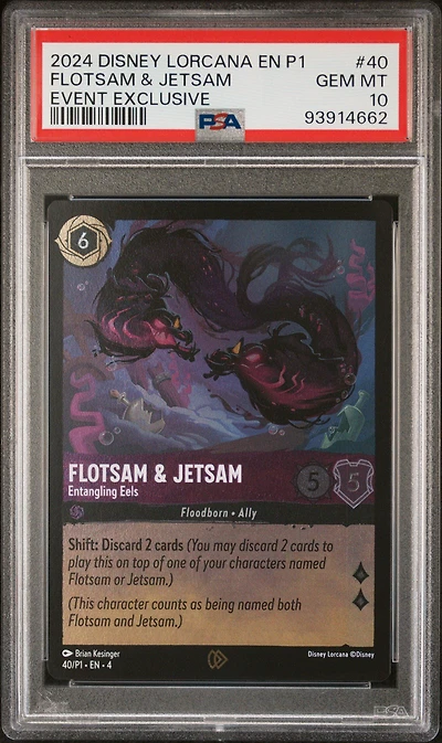 2024 Disney Lorcana En P1-promo 40 Flotsam & Jetsam