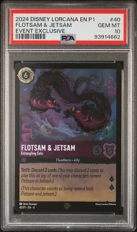 2024 Disney Lorcana En P1-promo 40 Flotsam & Jetsam