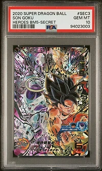 2020 Super Dragon Ball Heroes Big Bang Mission 5 Sec3 Son Goku Secret PSA 10