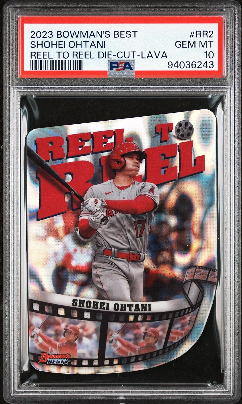 2023 Bowman's Best Reel To Reel Die-cuts Rr2 Shohei Ohtani Lava PSA 10
