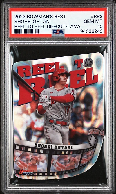 2023 Bowman's Best Reel To Reel Die-cuts Rr2 Shohei Ohtani Lava PSA 10
