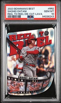 2023 Bowman's Best Reel To Reel Die-cuts Rr2 Shohei Ohtani Lava PSA 10