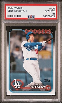 2024 Topps 500 Shohei Ohtani PSA 10