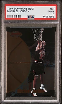 1997 Bowman's Best 60 Michael Jordan PSA 9