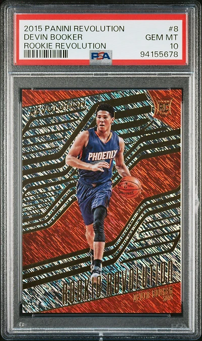 2015 Panini Revolution Rookie Revolution 8 Devin Booker PSA 10
