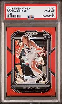 2023 Panini Prizm Wnba 147 Dorka Juhasz Red PSA 10