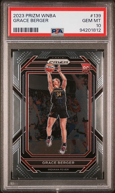 2023 Panini Prizm Wnba 139 Grace Berger PSA 10