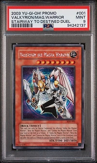 2003 Yu-gi-oh! Promo 001 Valkyrion The Magna Warrior Stairway To Destined Duel PSA 9