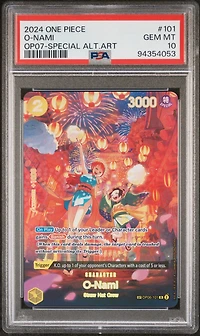 2024 One Piece 500 Years In The Future 101 O-nami Special Alternate Art PSA 10