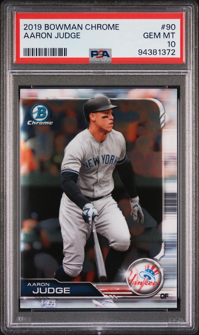 2019 Bowman Chrome 90 Aaron Judge PSA 10