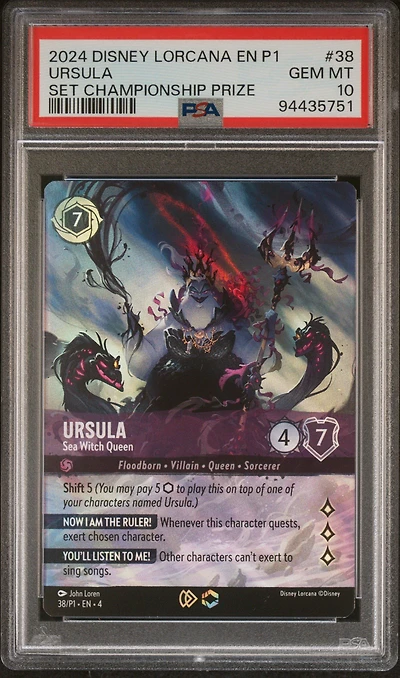 2024 Disney Lorcana En P1-promo 38 Ursula
