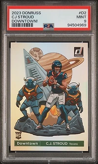 2023 Panini Donruss Downtown! D2 Cj Stroud PSA 9
