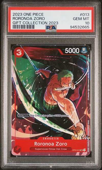 2023 One Piece Gift Collection 2023 013 Roronoa Zoro PSA 10