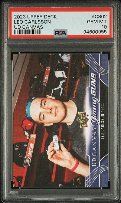 2023 Upper Deck Ud Canvas C362 Leo Carlsson PSA 10