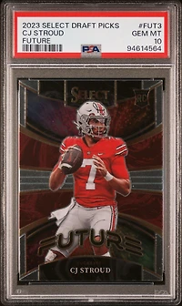 2023 Panini Select Draft Picks Future Fut3 Cj Stroud PSA 10