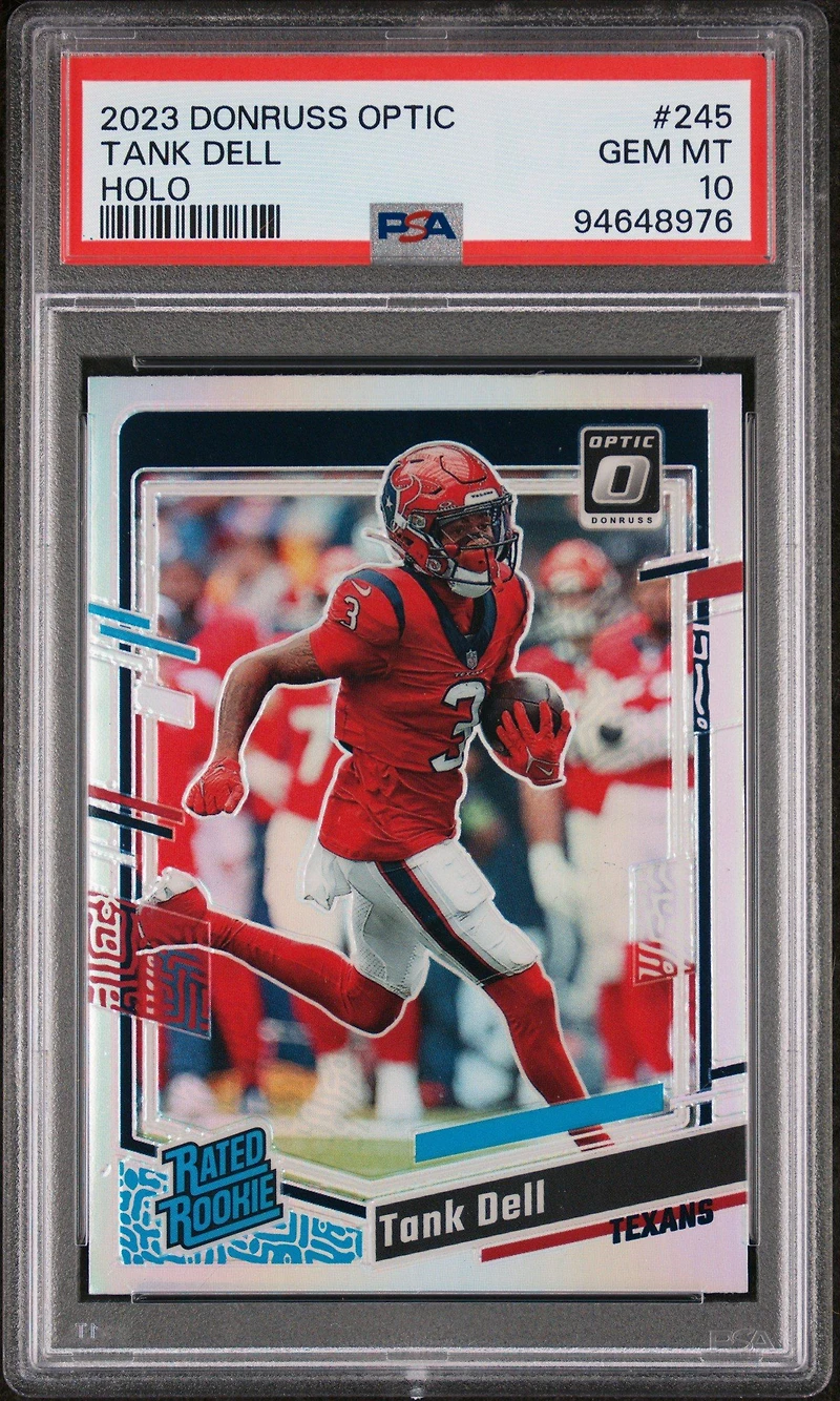 2023 Panini Donruss Optic 245 Tank Dell Holo PSA 10