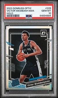 2023 Panini Donruss Optic 225 Victor Wembanyama Holo PSA 10