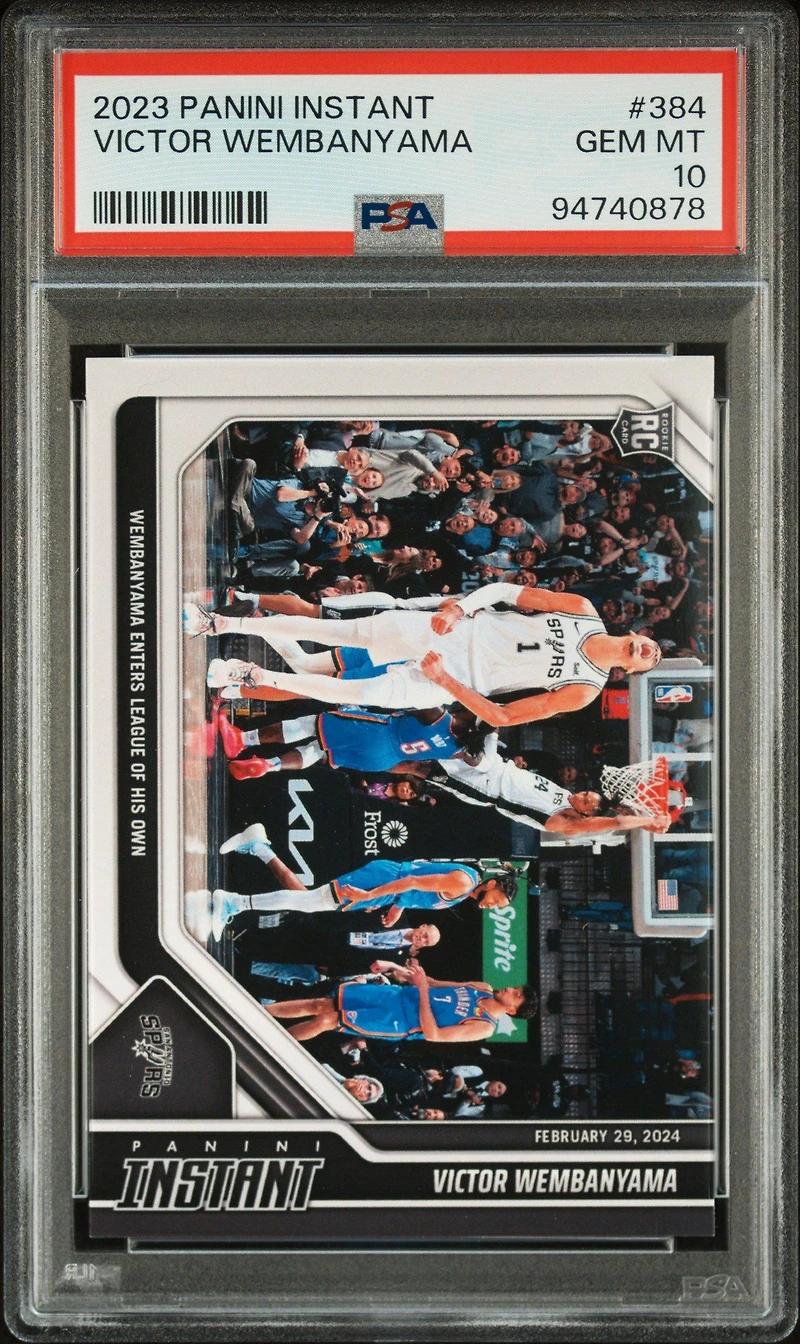 2023 Panini Instant 384 Victor Wembanyama PSA 10
