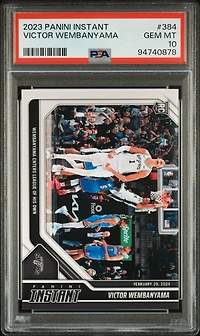 2023 Panini Instant 384 Victor Wembanyama PSA 10