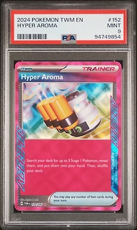 2024 Pokemon Twm En-twilight Masquerade 152 Hyper Aroma PSA