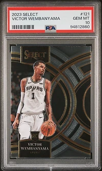 2023 Panini Select 121 Victor Wembanyama PSA 10