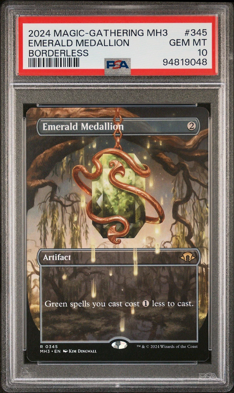 2024 Magic The Gathering Modern Horizons 3 345 Emerald Medallion Borderless PSA 10