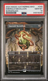 2024 Magic The Gathering Modern Horizons 3 345 Emerald Medallion Borderless PSA 10