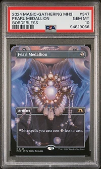 2024 Magic The Gathering Modern Horizons 3 347 Pearl Medallion Borderless PSA 10