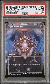2024 Magic The Gathering Modern Horizons 3 347 Pearl Medallion Borderless PSA 10