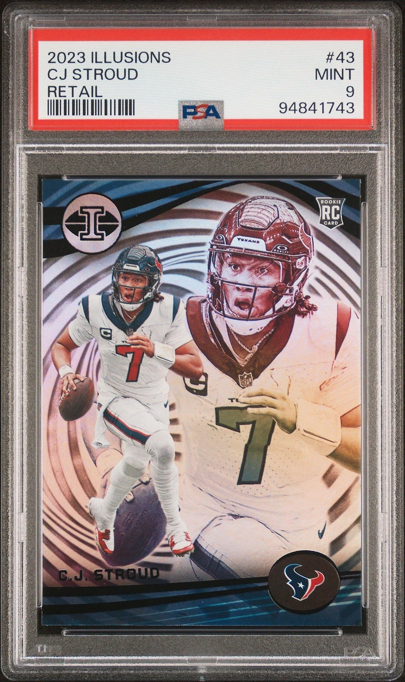 2023 Panini Illusions 43 Cj Stroud Retail PSA 9